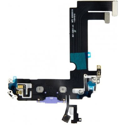 Flex kabel Apple iPhone 12 MINI nabíjecí konektor + mikrofon fialový – Zboží Mobilmania