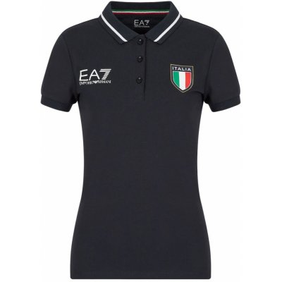 EA7 Woman Jersey Polo Shirt night blue – Hledejceny.cz
