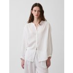 Gap mušelínová oversize košile bílá – Zboží Mobilmania