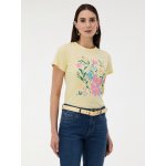 Orsay dámské tričko s potiskem žluté – Zbozi.Blesk.cz