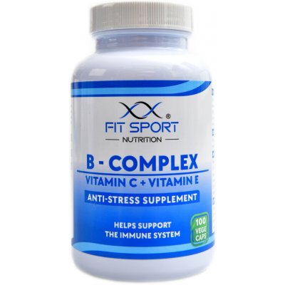 FitSport Nutrition B-Complex + Vitamin C + Vitamin E 100 vege kapslí – Hledejceny.cz