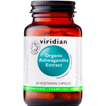 Viridian Organic Ashwagandha extract 60 kapslí