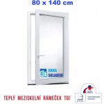 ERKADO 80 x 140 cm bílé |otevíravé i sklopné pravé – Hledejceny.cz