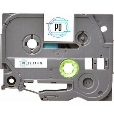 BROTHER TZe-231 12 mm černý tisk/bílý podklad laminovaná kompatibilní – Zboží Dáma