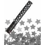 PARTYDECO Stříbrné vystřelující konfety,hvězdičky – Zbozi.Blesk.cz