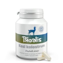 Bioalis kozí kolostrum 90 kapslí