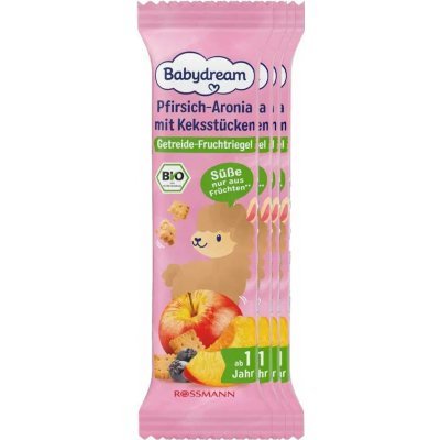 Babydream BIO tyčinka jablko, oves, černý rybíz 25 g – Zboží Dáma