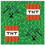 GoDan papírové ubrousky Minecraft 33x33cm 20ks – Hledejceny.cz