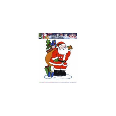 WIDMANN Vánoční dekorace na okno Santa Claus 30cm A – Hledejceny.cz