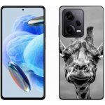 Pouzdro mmCase Gelové Xiaomi Redmi Note 12 Pro+ 5G - černobílá žirafa – Zboží Živě