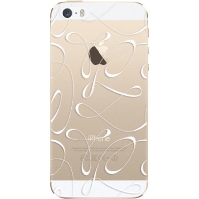 Pouzdro iSaprio Fancy Apple iPhone 5 / 5S / SE bílé – Zboží Mobilmania