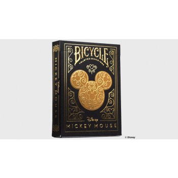 Bicycle Disney Mickey Mouse Black and Gold by US Playing Card Co.