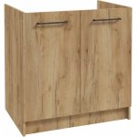 Deftrans Dřezová kuchyňská skříňka Mito 2D, zlatý dub, 80 x 82 x 46 cm – Zboží Dáma Deftrans Dřezová kuchyňská skříňka Mito 2D, zlatý dub, 80 x 82 x 46 cm – Zboží Dáma