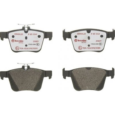 Sada brzdových destiček BREMBO P85124X - AUDI SEAT, ŠKODA, VW – Hledejceny.cz