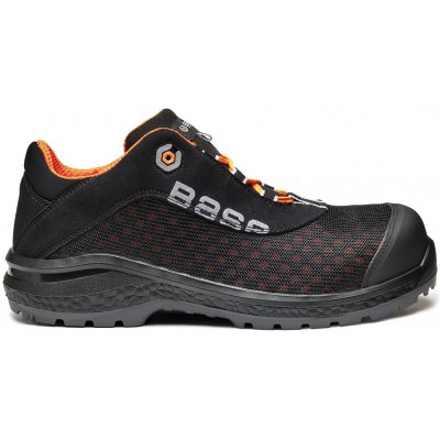 BASE CLASSIC PLUS BE-FIT S1P SRC B0878 Bezpečnostní polobotka černá/oranžová – Zboží Mobilmania