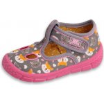 Befado bačkůrky Honey 630p015 šedorůžové s liškami flexibilní lehké vyšší – Zboží Mobilmania