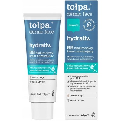 Tołpa Dermo Face Sebio matující CC krém pro pleť s nedokonalostmi SPF30 Natural Beige 40 ml