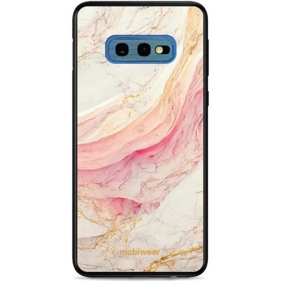 Pouzdro Mobiwear Glossy Samsung Galaxy S10e - G027G - Růžový a zlatavý mramor – Zboží Mobilmania