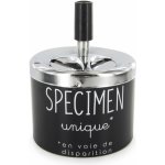 CMP TB1033 Designový kovový popelník s humorným nápisem černý – Zboží Dáma