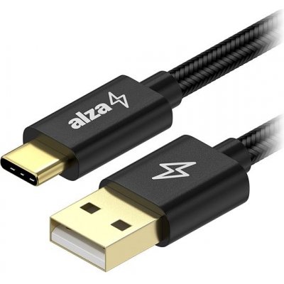 AlzaPower APW-CBTC2030B AluCore Charge USB-A to USB-C 2.0, 3m, černý – Zboží Mobilmania