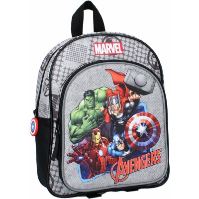 Vadobag batoh s kapsou Marvel Avengers šedý