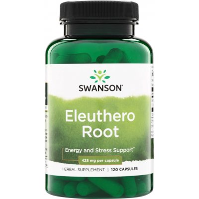 Swanson Eleuthero Ženšen Sibírsky 425 mg 120 kapslí – Hledejceny.cz