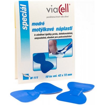 Viacell M111 náplast modrá motýlková 10 ks