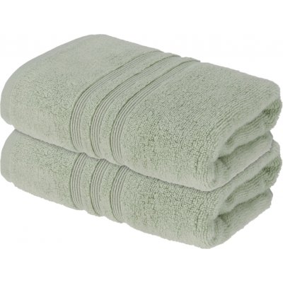 Livarno froté ručník Zero Twist 50 x 100 cm 2 ks zelená – Sleviste.cz