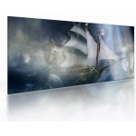 Skleněný obraz - Loď duchů, jednodílný 100x50 cm na skle – Hledejceny.cz