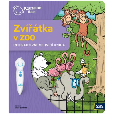 Albi Kouzelné čtení Kniha Zvířátka v ZOO – Zboží Mobilmania