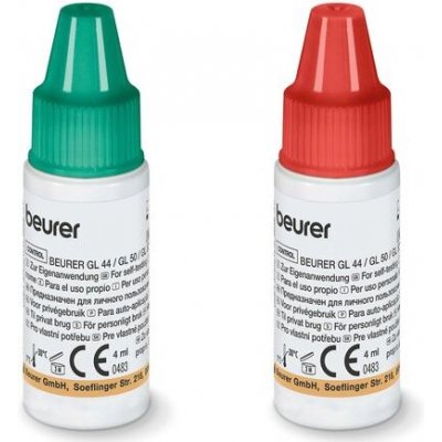 Beurer 464.16 - kontrolní roztok pro GL 44 / GL 50 (2x 4ml) – Hledejceny.cz