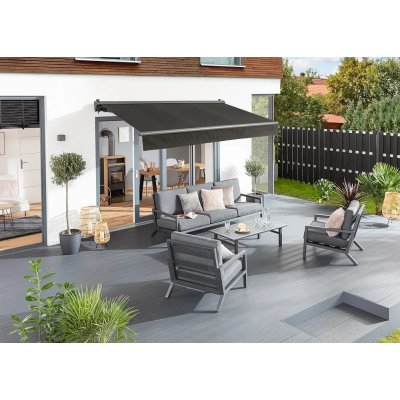 Sunfun Polokazetová markýza, antracit, 5 x 3 m 27828849 – Sleviste.cz