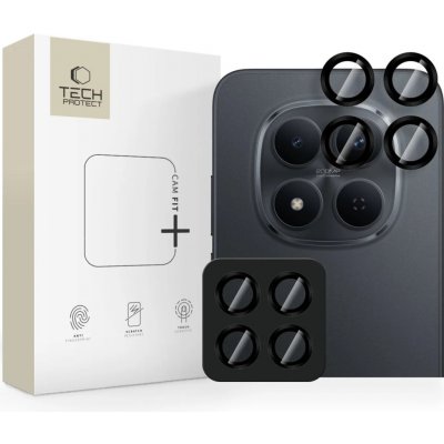 TECH-PROTECT CamRing FIT+ ochranný kryt kamery pro Xiaomi Poco M8 Pro / Redmi Note 15 Pro 5G / 15 Pro+ Plus 5G černý (5906302352845) – Zboží Živě