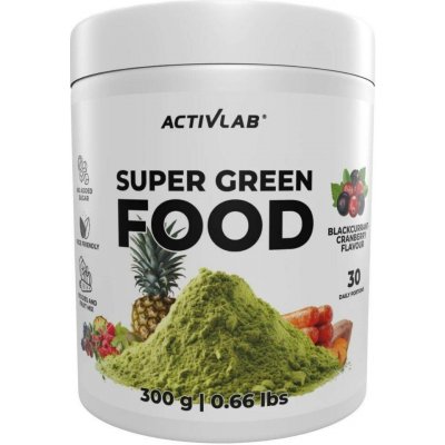 Activlab Super Green Food Černý rybíz brusinky300 g – Hledejceny.cz