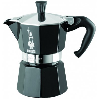 BIALETTI Moka Express Color 6 černá – Zboží Dáma