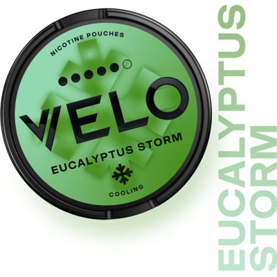 Velo Eucalyptus Storm 10,9 mg Slim 20 sáčků – Hledejceny.cz