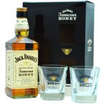 Jack Daniel's Honey 35% 0,7 l (dárkové balení 2 sklenice) – Zboží Dáma