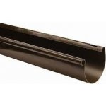 Evromat Žlab okapový 250 mm 2 m pozink hnědá – Zboží Mobilmania