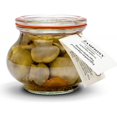 Via Delicia Nakládané lišky v jemném octovém nálevu 190 g – Sleviste.cz