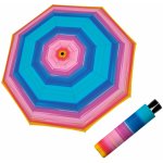 Doppler Fiber Havanna Happy pink dámský skládací deštník vícebarevný – Zboží Dáma