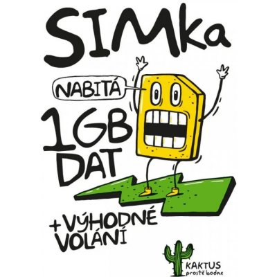 T-Mobile SIM karta KAKTUS 100 Kč + 1 GB – Sleviste.cz