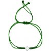 Náramek Šperky4U Zelený náramek s křížkem OPA1808-G