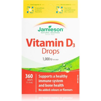 JAMIESON Vitamín D3 1000 IU 11,4 ml – Zbozi.Blesk.cz