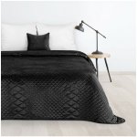 Mondo Italia Sametový přehoz na postel Luiz3 černý new Černá 170x210 cm – Zbozi.Blesk.cz