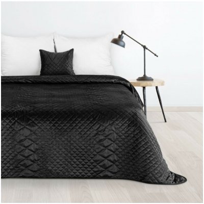 Mondo Italia Sametový přehoz na postel Luiz3 černý new Černá 170x210 cm – Zbozi.Blesk.cz