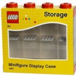 LEGO® vitrínka na 8 minifigurek červená – Zboží Dáma