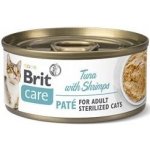 Brit Care Cat Paté Sterilized Tuna&Shrimps 70 g – Hledejceny.cz