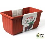 Plastia Samozavlažovací truhlík SIESTA LUX 40x20x19 cm terakota – Hledejceny.cz