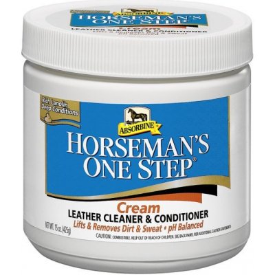 Absorbine Horsemans one step cream čistící balzám na kožené výrobky 425 g – Zboží Mobilmania