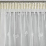 HOTOVÁ ZÁCLONA DARIA 1 400X65 CM BÍLA – Hledejceny.cz
